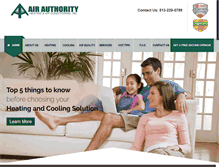 Tablet Screenshot of myairauthority.com